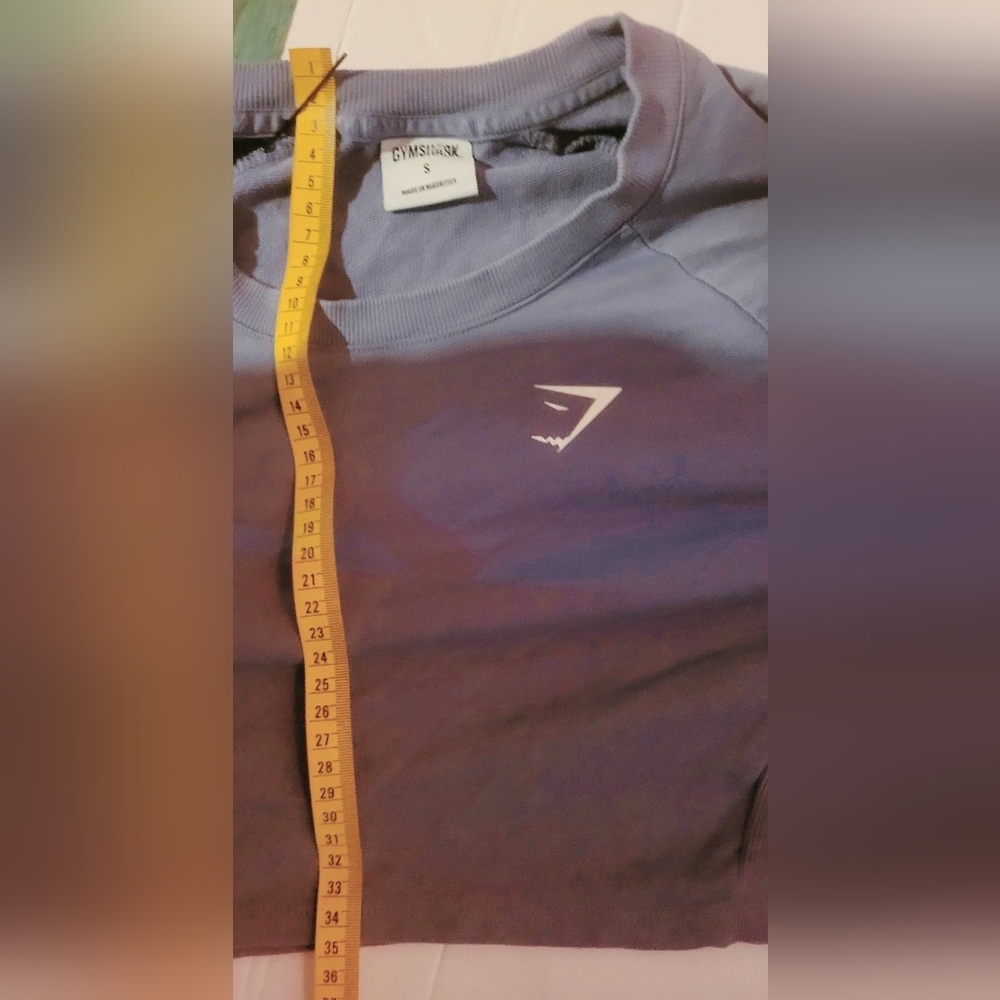 GYMSHARK Woman's Purple Training Top Size Small - Picture 5 of 9